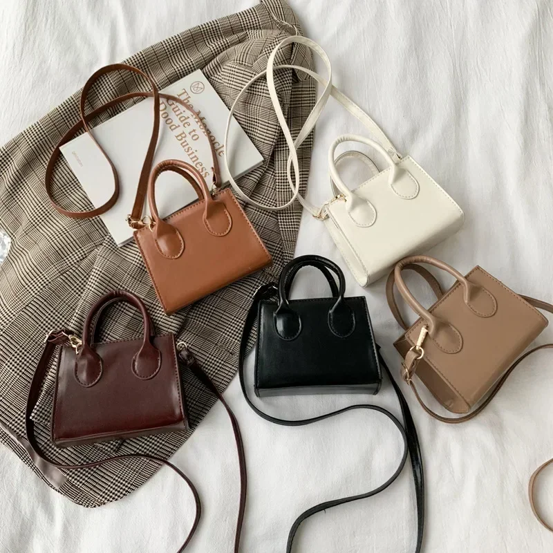 Woman Small Square Bag New Popular Retro Mini Handbags Literary Crowds Shoulder Messenger Female Bag Bags for Women Purse